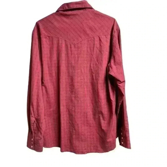 Wrangler Pearl Snap Plaid Western Wear for Men - Picture 8 of 11